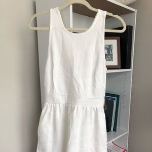 Madewell White Cotton/Spandex Sundress